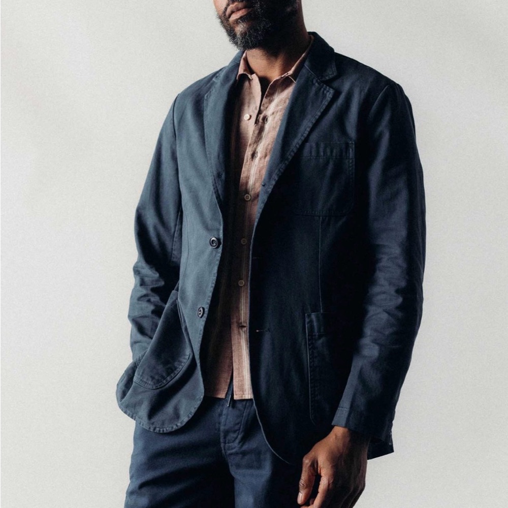 Taylor Stitch Dark Blue Shirt Jacket